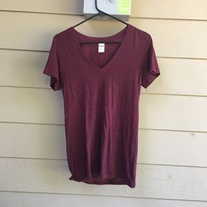 Maroon Victoria’s Secret PINK T-Shirt
